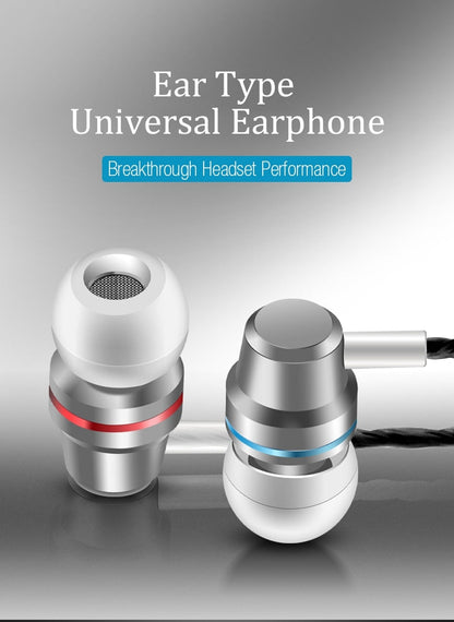 New Universal Headphones 3.5mm In Ear Stereo Earbuds Sport Wired Earphone For Mobile Phone The Clothing Company Sydney