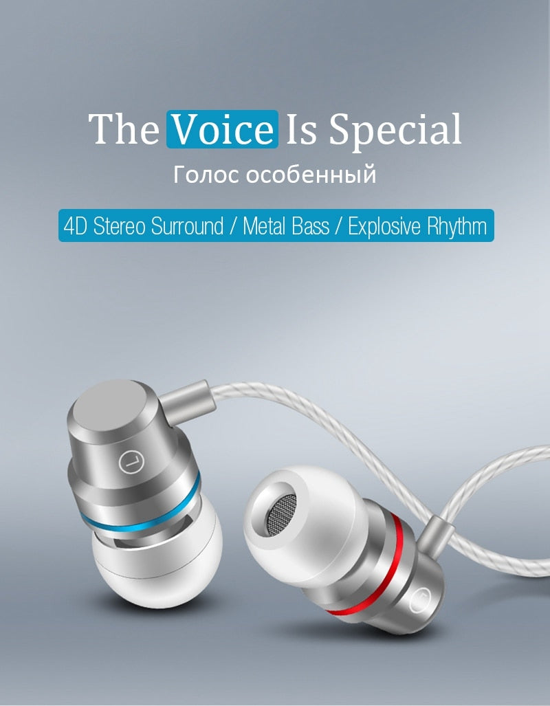 New Universal Headphones 3.5mm In Ear Stereo Earbuds Sport Wired Earphone For Mobile Phone The Clothing Company Sydney