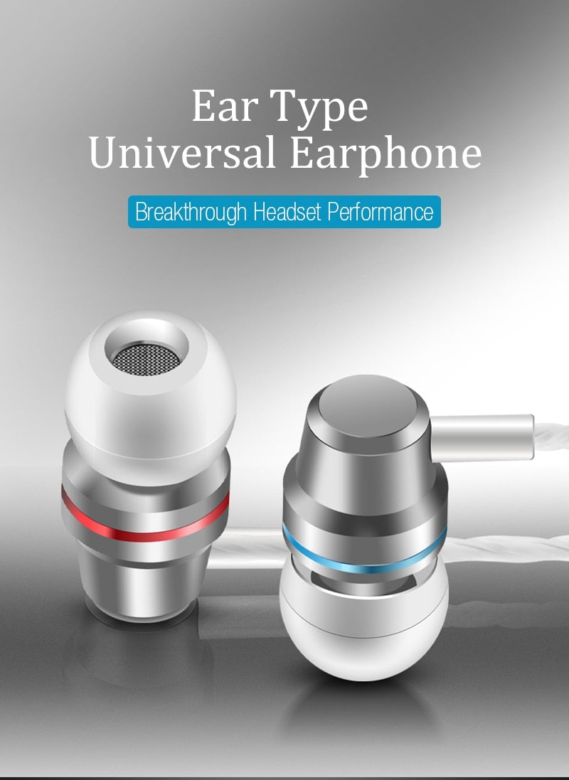 New Universal Headphones 3.5mm In Ear Stereo Earbuds Sport Wired Earphone For Mobile Phone The Clothing Company Sydney