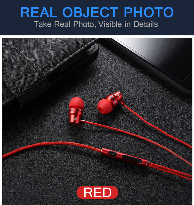New Universal Headphones 3.5mm In Ear Stereo Earbuds Sport Wired Earphone For Mobile Phone The Clothing Company Sydney