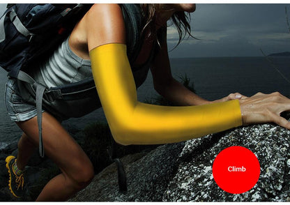 1PC Ice Fabric Summer UV Protection Running Basketball Volleyball Cycling Sunscreen Sports Arm Sleeve The Clothing Company Sydney