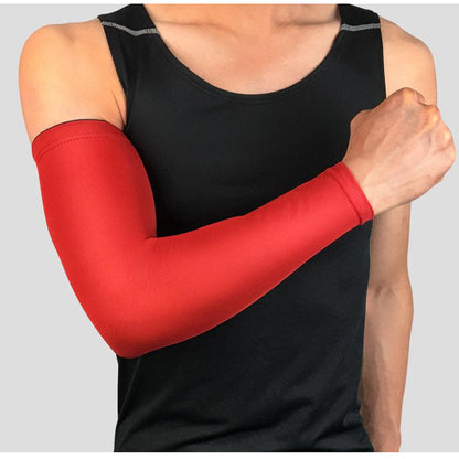 1PC Ice Fabric Summer UV Protection Running Basketball Volleyball Cycling Sunscreen Sports Arm Sleeve The Clothing Company Sydney