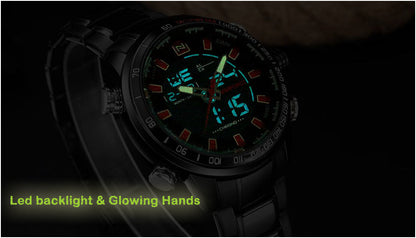 NAVIFORCE Mens Quartz Analog Watch Luxury Fashion Sport Wristwatch Waterproof Stainless Male Watches Clock Relogio Masculino The Clothing Company Sydney