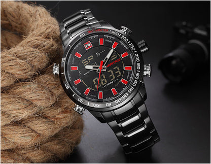 NAVIFORCE Mens Quartz Analog Watch Luxury Fashion Sport Wristwatch Waterproof Stainless Male Watches Clock Relogio Masculino The Clothing Company Sydney