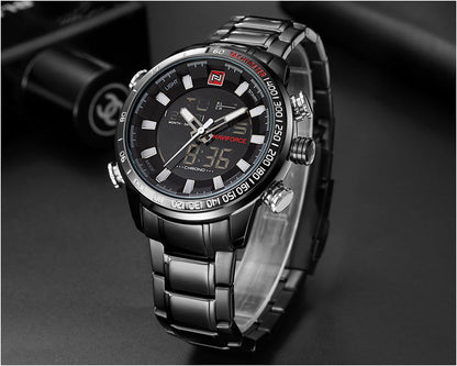 NAVIFORCE Mens Quartz Analog Watch Luxury Fashion Sport Wristwatch Waterproof Stainless Male Watches Clock Relogio Masculino The Clothing Company Sydney