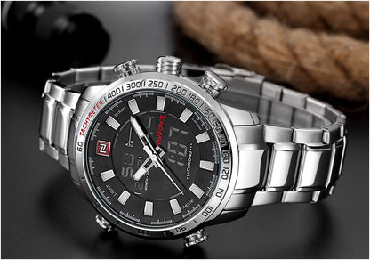 NAVIFORCE Mens Quartz Analog Watch Luxury Fashion Sport Wristwatch Waterproof Stainless Male Watches Clock Relogio Masculino The Clothing Company Sydney