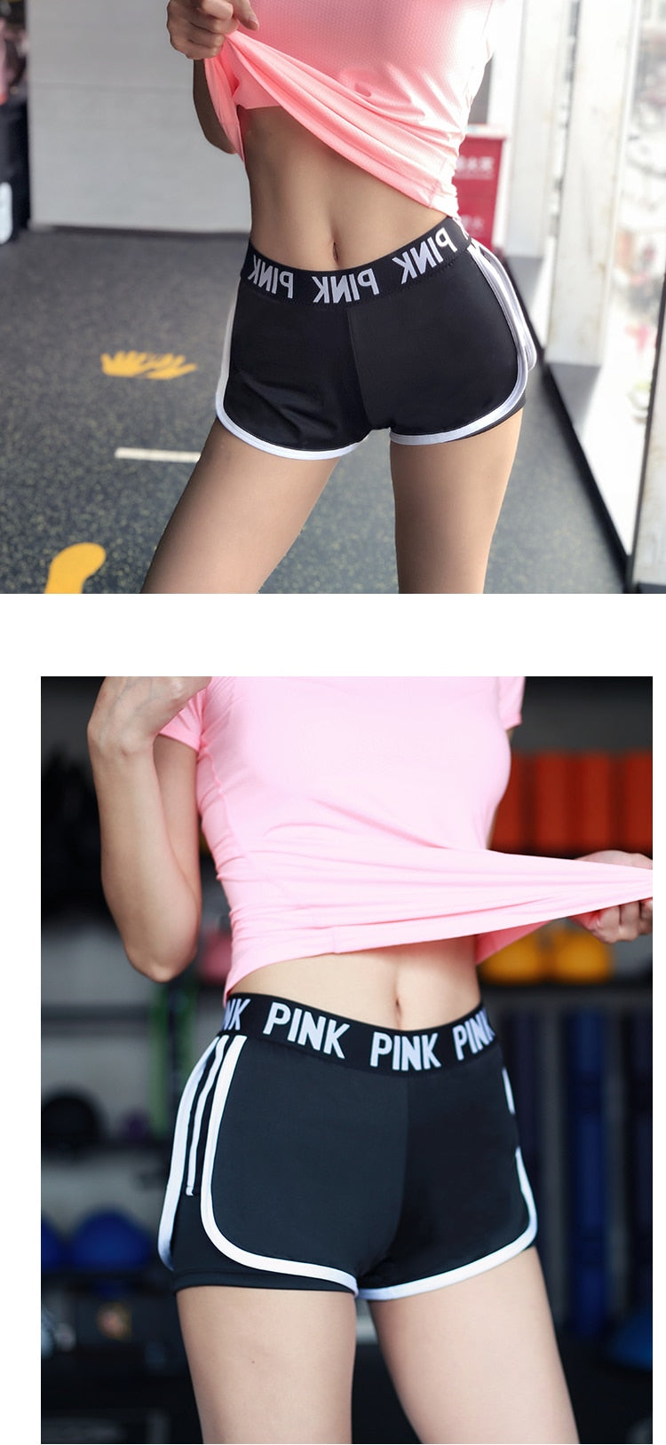 Sports running Yoga Middle Waisted Gym Fitness Elastic Quick Dry Running Shorts The Clothing Company Sydney
