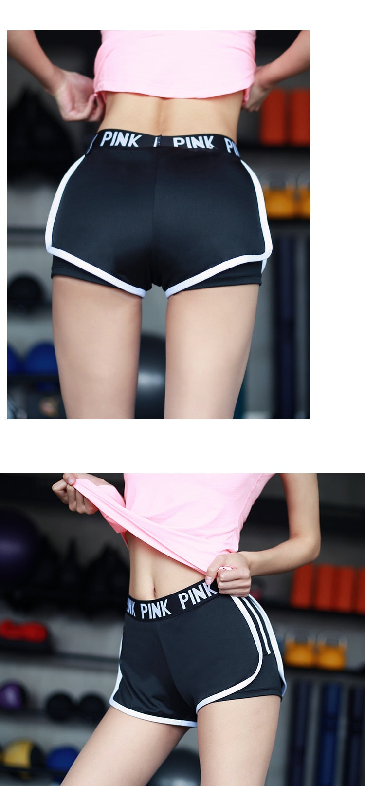 Sports running Yoga Middle Waisted Gym Fitness Elastic Quick Dry Running Shorts The Clothing Company Sydney