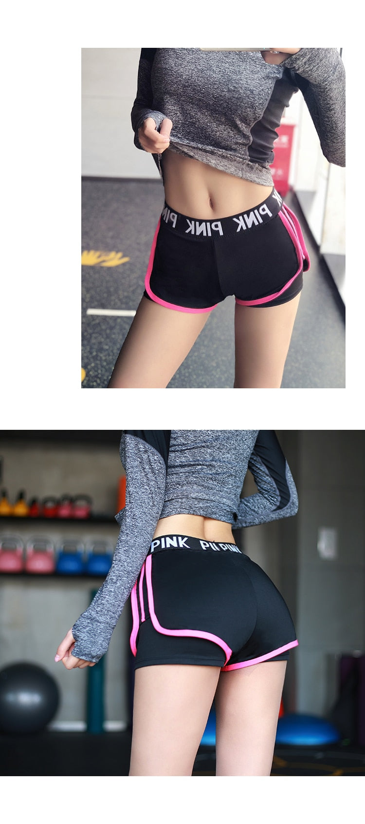 Sports running Yoga Middle Waisted Gym Fitness Elastic Quick Dry Running Shorts The Clothing Company Sydney