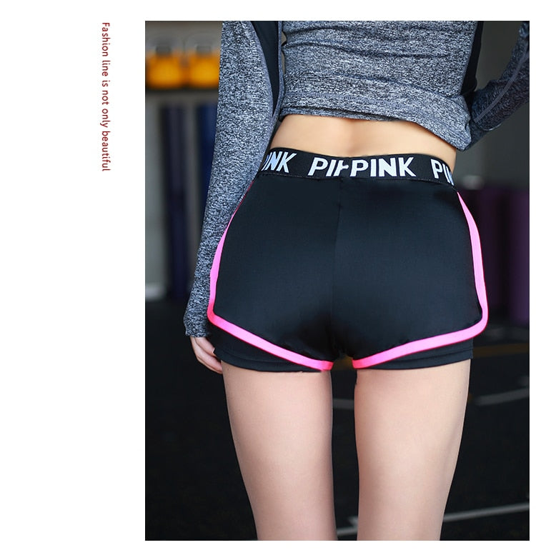 Sports running Yoga Middle Waisted Gym Fitness Elastic Quick Dry Running Shorts The Clothing Company Sydney
