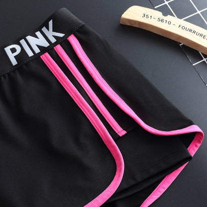 Sports running Yoga Middle Waisted Gym Fitness Elastic Quick Dry Running Shorts The Clothing Company Sydney