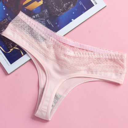 Cotton Lace Thong Seamless G-String Plus Size Briefs Panties Underwear Newest Lingerie The Clothing Company Sydney
