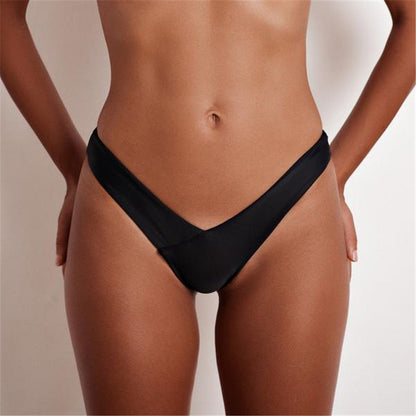 Brazilian Swimwear Women Briefs Thong Low Waist Swimsuit Bottom Solid Cheeky Bikini Bottom Swim Trunks The Clothing Company Sydney