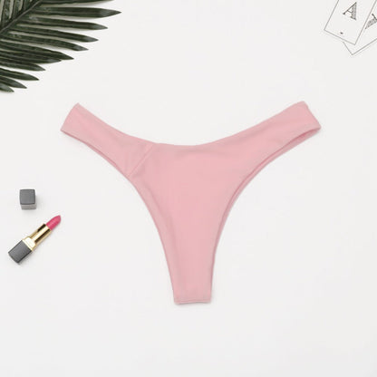 Brazilian Swimwear Women Briefs Thong Low Waist Swimsuit Bottom Solid Cheeky Bikini Bottom Swim Trunks The Clothing Company Sydney