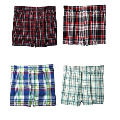 4 pack Underwear Men Boxers Loose Shorts Men's Big  Shorts Boxer Cotton Home Underpants Underwear The Clothing Company Sydney