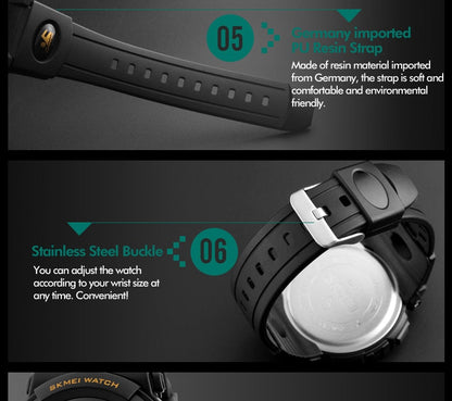 Men's Top Luxury Brand Sport Watch Electronic Digital 50M Waterproof Watches The Clothing Company Sydney