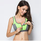 Double Layer Zipper Sports Bra Women Fitness Gym Yoga Bra Push Up Padded Sports Top Shockproof Running Sports Bra Top The Clothing Company Sydney