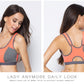 Double Layer Zipper Sports Bra Women Fitness Gym Yoga Bra Push Up Padded Sports Top Shockproof Running Sports Bra Top The Clothing Company Sydney
