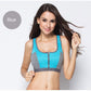 Double Layer Zipper Sports Bra Women Fitness Gym Yoga Bra Push Up Padded Sports Top Shockproof Running Sports Bra Top The Clothing Company Sydney