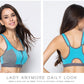 Double Layer Zipper Sports Bra Women Fitness Gym Yoga Bra Push Up Padded Sports Top Shockproof Running Sports Bra Top The Clothing Company Sydney
