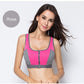Double Layer Zipper Sports Bra Women Fitness Gym Yoga Bra Push Up Padded Sports Top Shockproof Running Sports Bra Top The Clothing Company Sydney