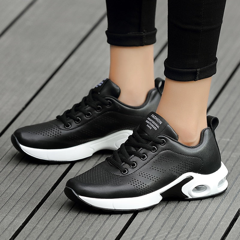 Breathable Mesh Comfort Jogging Air Cushion Lace Up Ladies Fashion Running Outdoor Sports Sneakers Shoes The Clothing Company Sydney