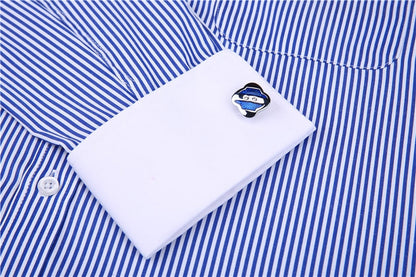 French Cufflinks  Long Sleeve Casual Slim Fit French Cuff Dress Shirts For Men The Clothing Company Sydney