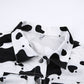 Streetwear Cow Print Cropped Casual Buttons Coat Women Cardigan Spring Autumn Basic Jacket The Clothing Company Sydney
