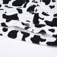 Streetwear Cow Print Cropped Casual Buttons Coat Women Cardigan Spring Autumn Basic Jacket The Clothing Company Sydney