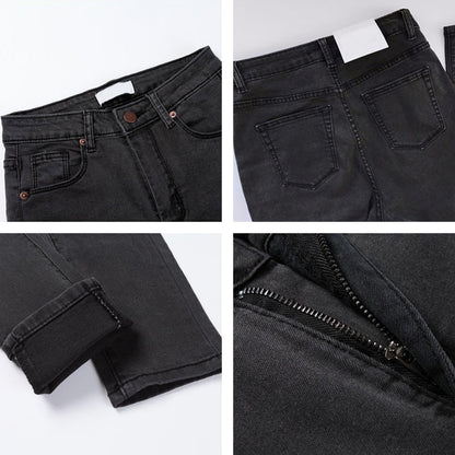 Vintage Fit High Waist  Elastic Denim Skinny Jeans Classic Pencil Pants The Clothing Company Sydney