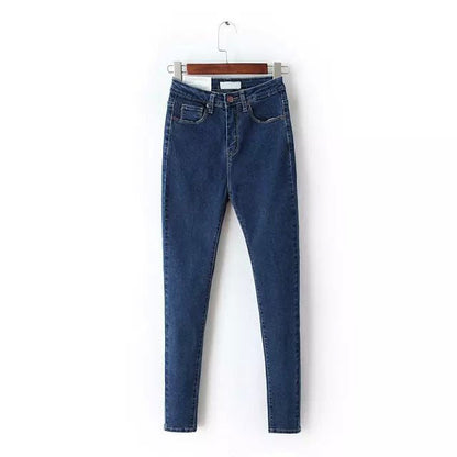 Vintage Fit High Waist  Elastic Denim Skinny Jeans Classic Pencil Pants The Clothing Company Sydney
