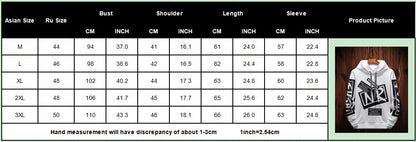 New Casual Black White Hooded Men Hip Hop Street Wear Letter Print Sweatshirts Skateboard Men/Woman Pullover Hoodie The Clothing Company Sydney