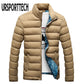 Stand Collar Parka Jacket Men's Solid Thick Jackets and Coats Winter Parkas The Clothing Company Sydney