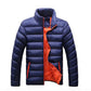 Stand Collar Parka Jacket Men's Solid Thick Jackets and Coats Winter Parkas The Clothing Company Sydney