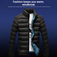 Stand Collar Parka Jacket Men's Solid Thick Jackets and Coats Winter Parkas The Clothing Company Sydney