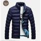 Stand Collar Parka Jacket Men's Solid Thick Jackets and Coats Winter Parkas The Clothing Company Sydney