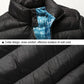 Stand Collar Parka Jacket Men's Solid Thick Jackets and Coats Winter Parkas The Clothing Company Sydney