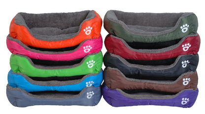 9 Color Paw Pet Sofa Dog Beds Waterproof Bottom Soft Fleece Warm Cat Bed House The Clothing Company Sydney