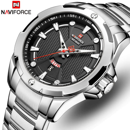 Men’s Luxury Brand Analog Stainless Steel Waterproof Quartz Wristwatch The Clothing Company Sydney