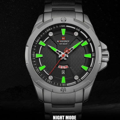 Men’s Luxury Brand Analog Stainless Steel Waterproof Quartz Wristwatch The Clothing Company Sydney