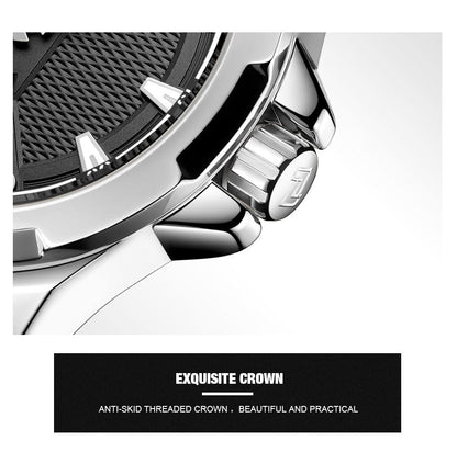 Men’s Luxury Brand Analog Stainless Steel Waterproof Quartz Wristwatch The Clothing Company Sydney