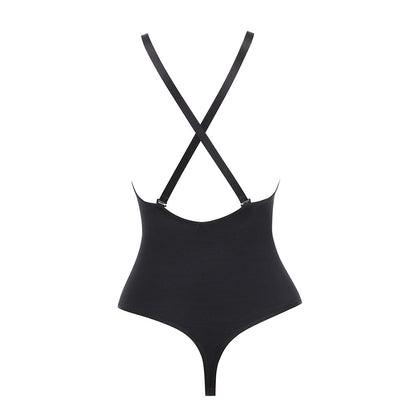 Ladies Deep V Bodysuit Strap Body Shaper Backless Thong  Seamless Shapewear Push Up Waist Trainer Corset The Clothing Company Sydney