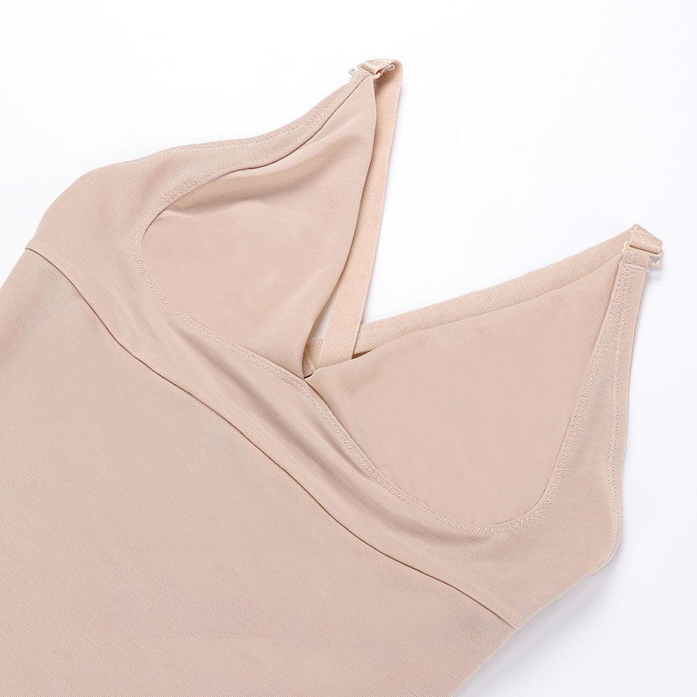 Ladies Deep V Bodysuit Strap Body Shaper Backless Thong  Seamless Shapewear Push Up Waist Trainer Corset The Clothing Company Sydney