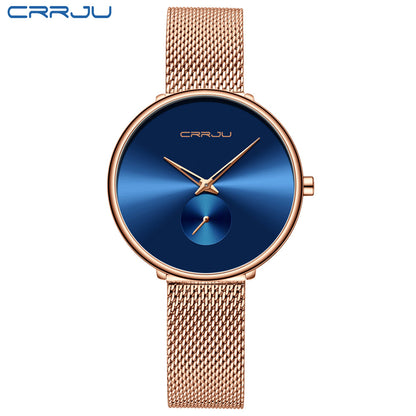 Luxury Casual Simple Ladies Daily Dress Mesh Minimalist Waterproof Quartz Wristwatch The Clothing Company Sydney