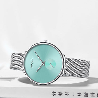 Luxury Casual Simple Ladies Daily Dress Mesh Minimalist Waterproof Quartz Wristwatch The Clothing Company Sydney