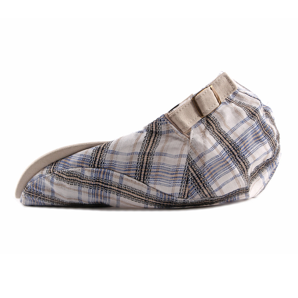 Casual Cotton Plaid Flat Adjustable Beret Flay Ivy News Boy Cap The Clothing Company Sydney