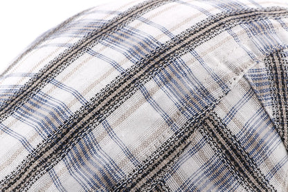 Casual Cotton Plaid Flat Adjustable Beret Flay Ivy News Boy Cap The Clothing Company Sydney