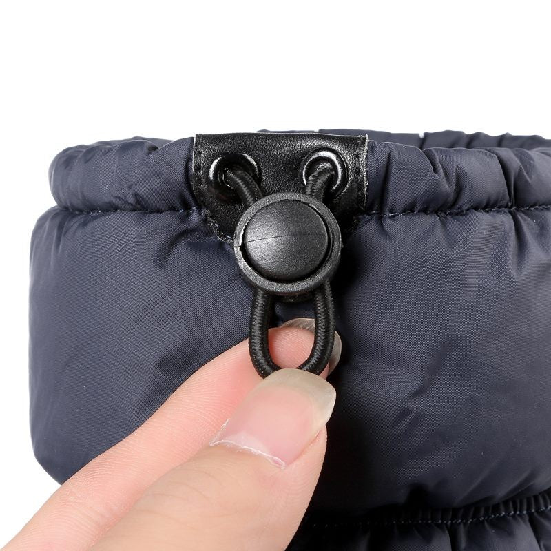 Below Knee High Round Toe Soft PU Leather Snow Boots The Clothing Company Sydney