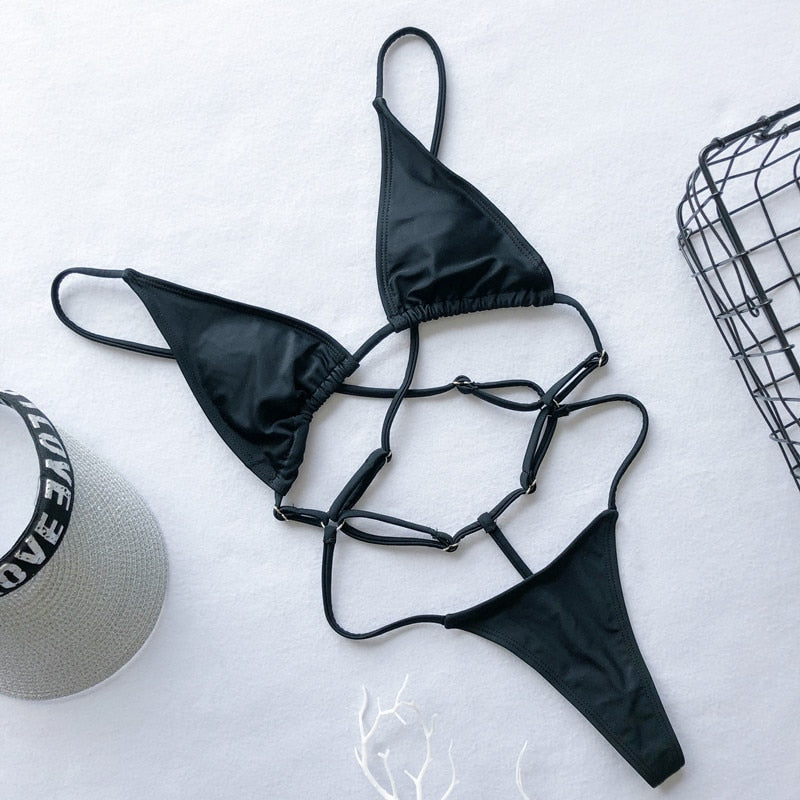String thong Extreme bodysuits one piece swimsuit Micro Bikini swimwear monokini bathers The Clothing Company Sydney