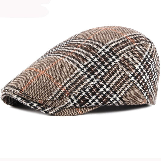 Autumn Winter Hat Men Women Wool Beret Vintage Plaid Ivy Newsboy Flat Cap Retro Artist Painter Beret Hat The Clothing Company Sydney
